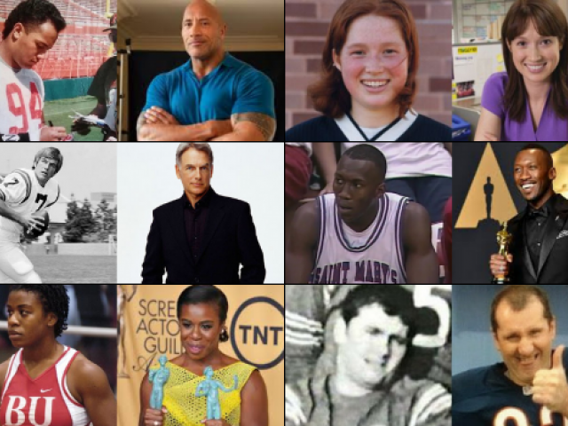 NCAA student-athletes who became actors